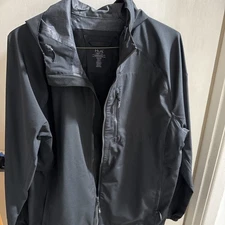 Huk Rover Rain Jacket Men’s Large Black H4000148 001