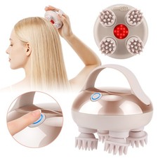 Scalp Massager Hair Growth, Waterproof Rechargeable Head Massager Stress Relax