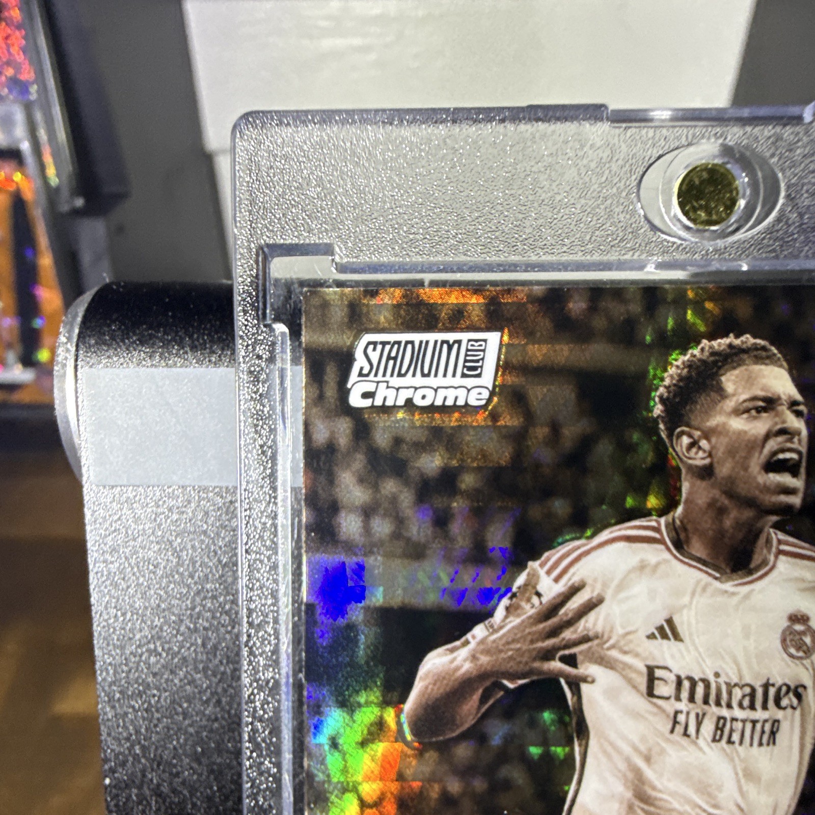 Topps Stadium Club Chrome Jude Bellingham #55 Real Madrid 39/75 Sepia Refractor view 5