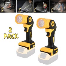 2&times;For DeWALT LED 20V 20Volt MAX Cordless LED Pivoting Work Light Flashlight TOOL