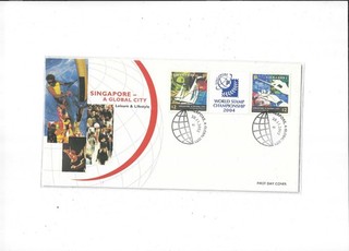 Singapore Year 2002 A Global City FDC