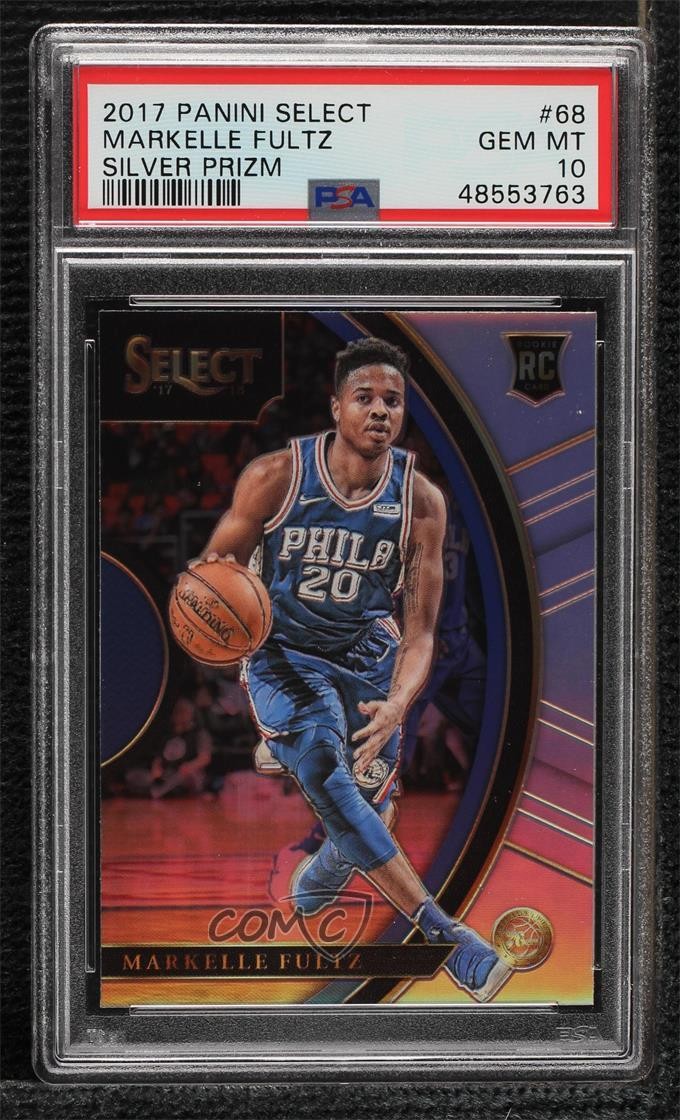 2017 Panini Select Concourse Silver Prizm Markelle Fultz #68 PSA 10 GEM MT ig0