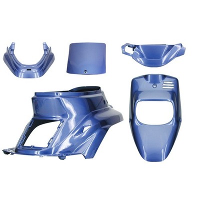 5 PIECE BLUE COCKTAIL FAIRINGS KIT MBK BOOSTER SPIRIT - YAMAHA BW'S 50 '88/'03