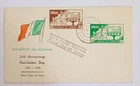 1958 Dublin Ireland Constitution Annivesary First Day Cover FDC , both stamps.