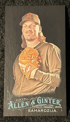 2016 Topps Allen & Ginter -  X  Mini Black - #167 - Jeff Samardzija - Giants