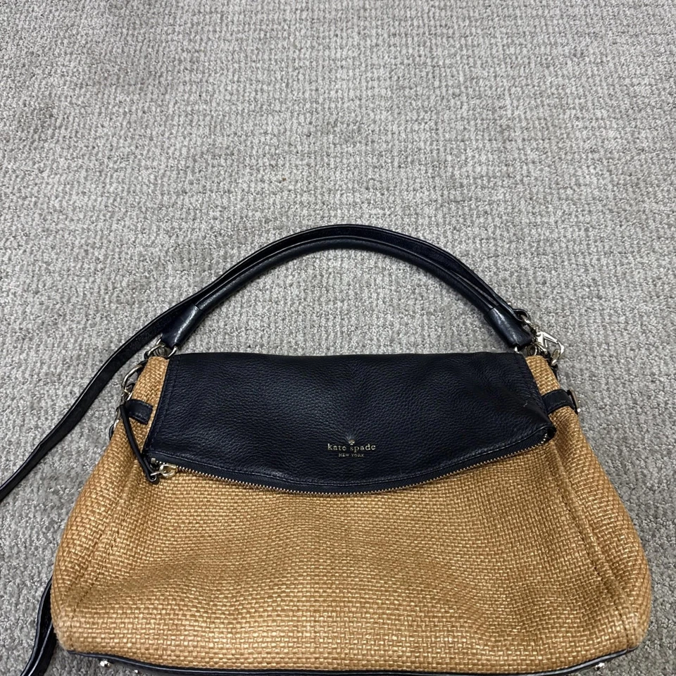 Bolso Kate Spade Cobble Hill Minka Negro Marrón Grande Foto 4 de 4