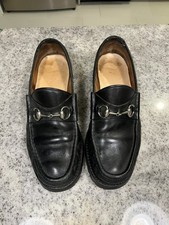 Gucci Black Calf Classic Horsebit Loafers 10 D US 1050
