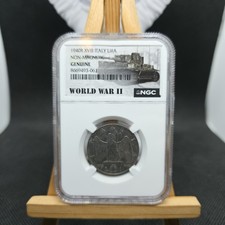 (1) NGC - 1940R XVIII Italy Lira - Non-Magnetic- Genuine - WWII