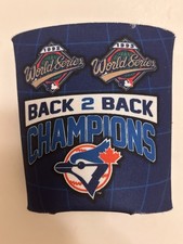 TORONTO BLUE JAYS.  Back 2 Back World Series Champs Vintage Drink Coozie 1992-93