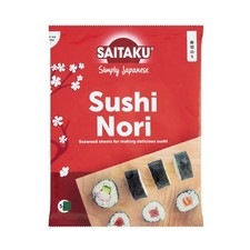 Saitaku Sushi Nori Blätter Getrocknete Rotalgen Packung 14g