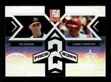2005 Donruss Elite #FF-12 Tim Hudson / Garret Anderson Face 2 Face #/1500