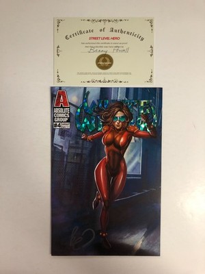 White Widow #4 - Ben Powell Artemis Unblound Kickstarter Variant - Signed by Ben