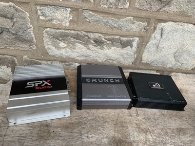 3 Car Stereo Amplifier SPX Audio PK06210/212 Crunch PD800.2 Massive Blade BP500
