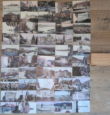 Lot Of 50 Unused United States & America Osorni Water Colored Postcards