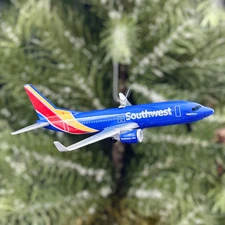 Southwest Airlines Plane Ornament • Airplane Christmas Decor
