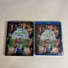 Zootopia 2 Disney Blu Ray DVD Slipcase NO DIGITAL