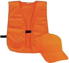 Hunter Neon Blaze Orange Hi-Res Cap & Vest Combo OSF FAST SHIP! AC8