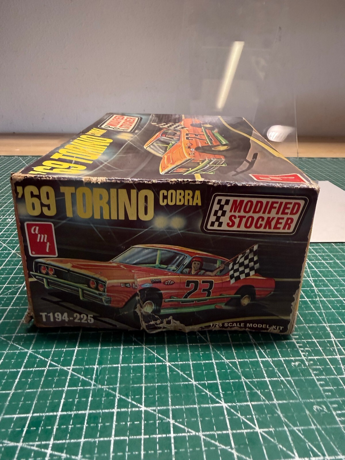 Modifying Model Cars AMT Original Rare Pro-Built '69 Torino Cobra Modified Stocker Model Kit ...