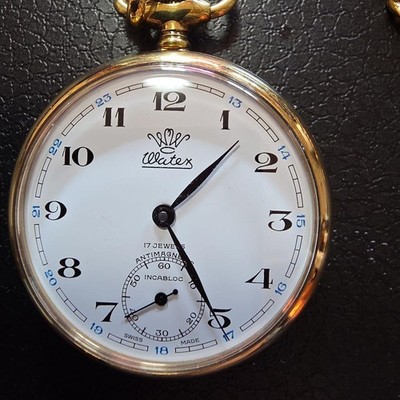 Watex Manual Hand-Winding Pocket Watch Vintage