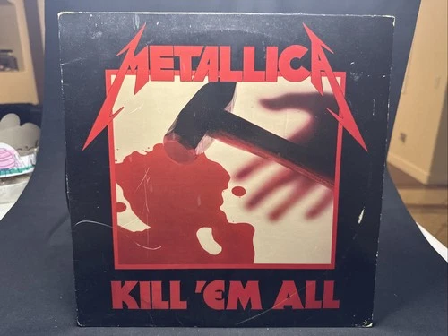 Metallica "Kill 'Em All" Vinyl 1983 Megaforce Records G/VG-  First Pressing