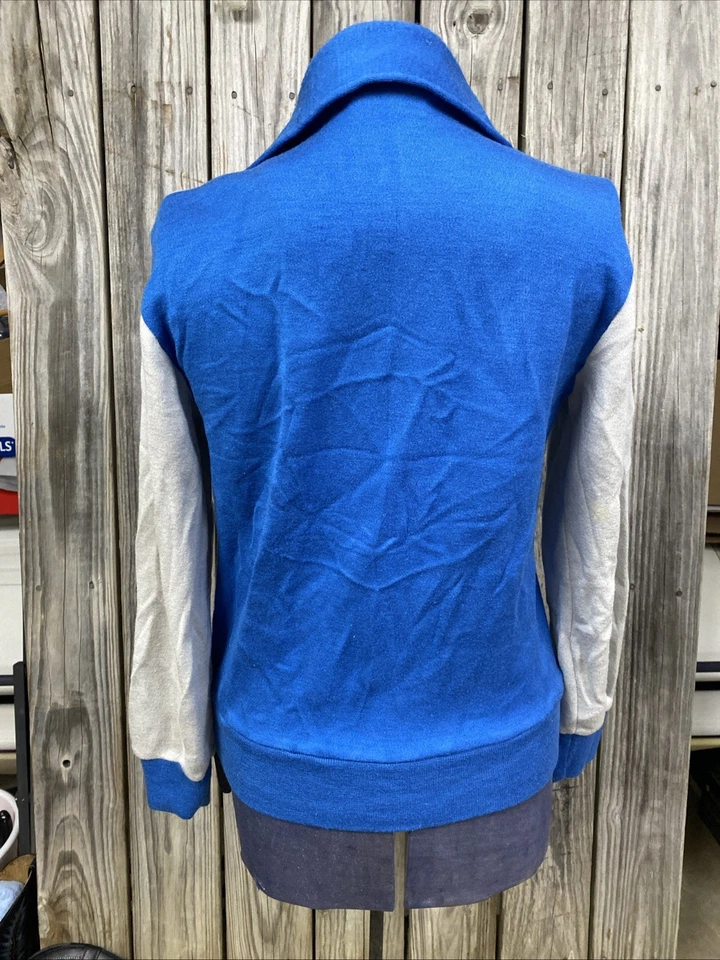 Chaqueta de tenis de pista y cancha vintage grande cremallera completa años 80 Foto 2 de 4