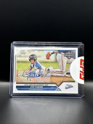 2023 Topps Pro Debut Jud Fabian #PD-17 Autographs Baltimore Orioles Ironbirds