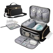 PHOEBUS BABY Insulated Breast Pump Bag for Spectra S1/S2 - Large, Waterproof