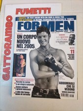 For Men Magazine N.23 Cover Aldo Montano +Poster Ilaria Spada Anno 2005 - Ottimo