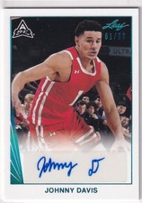 2022 LEAF JOHNNY DAVIS TEAL AUTOGRAPH AUTO /99