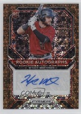2021 Panini Prizm Rookie Bronze Donut Circle 11/15 Wyatt Mathisen Auto 1ly0