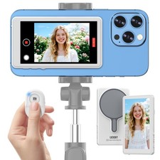 Vlog Selfie Monitor Screen iPhone, 4K 60fps Recording, Wireless Screen Mirror...