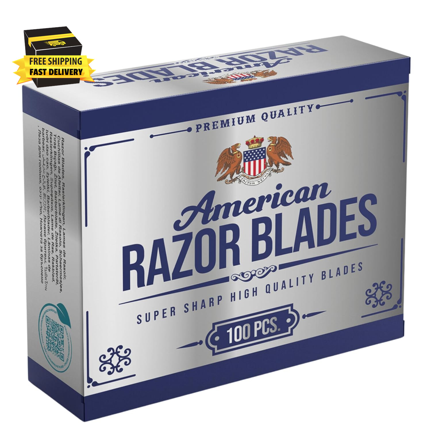Blades By  - Super Sharp Double Edge Razor Blades, Japanese 