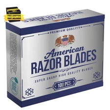 American Razor Blades by  - Super Sharp Double Edge Razor Blades, Japanese Steel