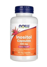 NOW Foods Inositol 500mg 100 Veg Capsules,  Cellular Health, Membrane Function
