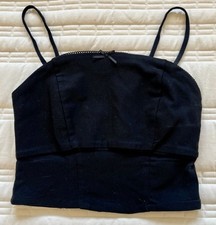 Wild Fable Women's Black Corset Top Excellent Condition NWOT Size XXS