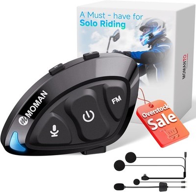 Motorradhelm Bluetooth Headset RS-S, 1000mAh, Freisprechen, Dual