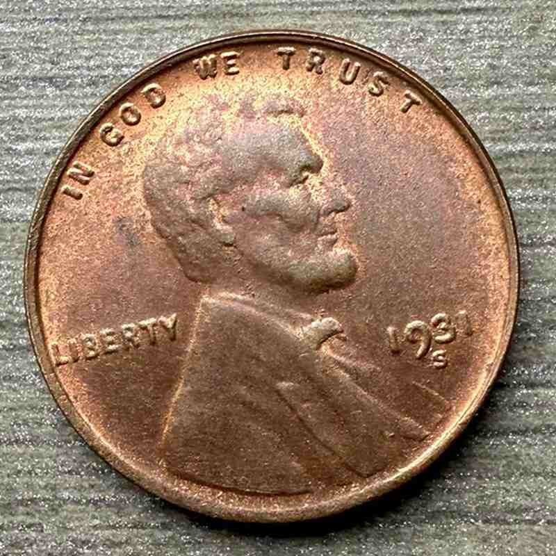 --- 1931 S Lincoln Wheat Cent Penny - A Unique and Precious Find for Collectors