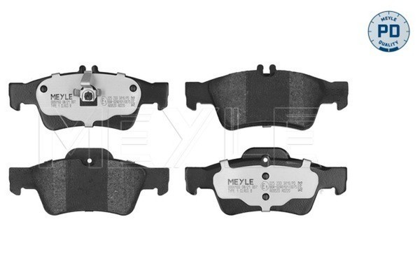 Meyle Bremsbelagsatz, Scheibenbremse MEYLE-PD: Advanced Perform 025 233 3416/PD-image