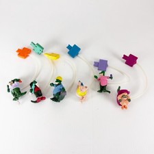 Vintage 90s McDonalds Dinosaurs Set of 6 Sinclair Family Toys