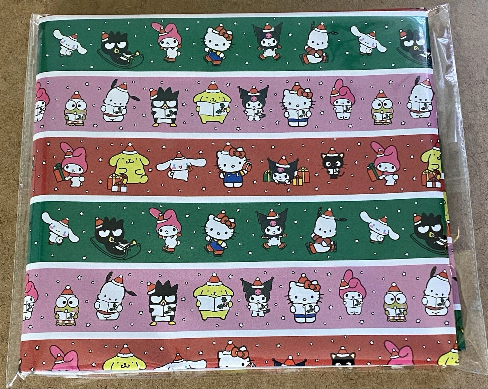 HELLO KITTY And FRIENDS Christmas Wrapping Paper