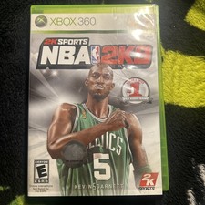 NBA 2K9 Microsoft Xbox 360, 2008 Disc, Manual Artwork