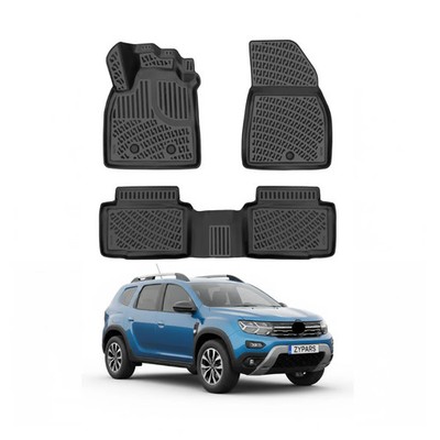 Fußmatten Automatten für Renault Duster 4x2 2024-2026 TPE Allwetter