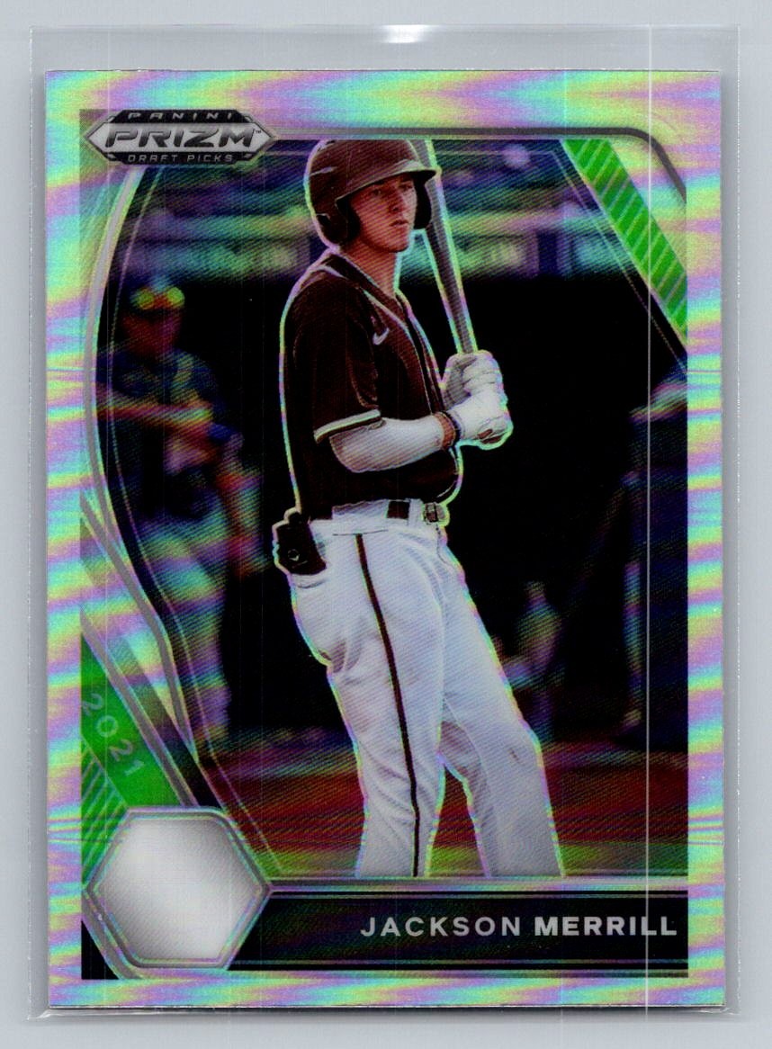 2021 Panini Prizm Draft Picks #PDP27 Jackson Merrill Silver Prizm