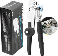 Commercial Can Opener Manual Heavy Duty Stainless Steel Handheld Smooth Edge Can