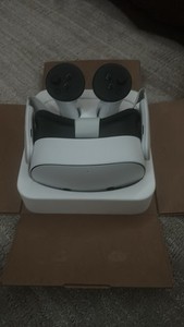 Meta Quest 3s Standalone VR Headset with Controllers, MetaHorizonOS, White