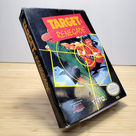 Target Renegade w/ Manual, Box, & Dust Sleeve (Nintendo NES) - Used Tested