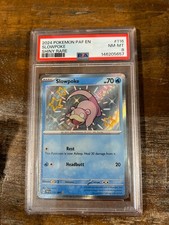 POKEMON 2024 Paldean Fates Shiny Rare SLOWPOKE #116 PSA 8 RARE on eBay