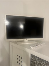 Bush 24-inch White Smart TV ELED24HDSDVDWA Remote Included