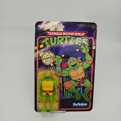 Cartoon Michelangelo Teenage Mutant Ninja Turtles ReAction 10cm Figur Super7