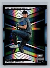 GARRETT BAUMANN 2023 PANINI ELITE EXTRA EDITION PRIME NUMBERS CARD #30  /60